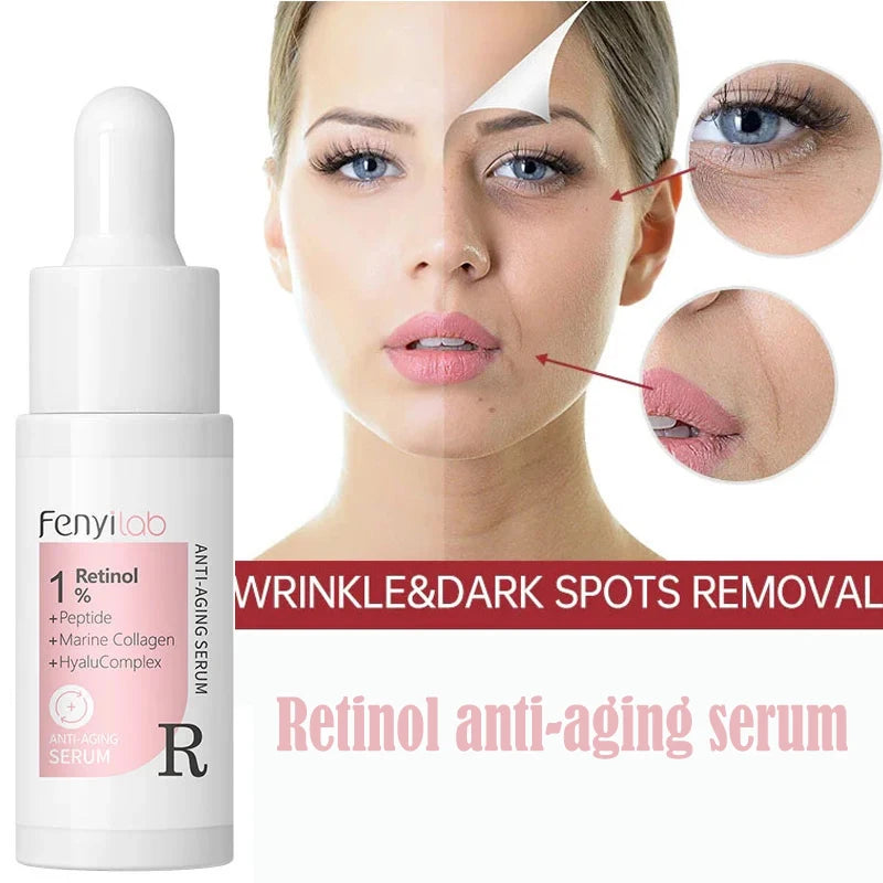 "Revitalize and Rejuvenate: Advanced Retinol Face Serum for Youthful, Radiant Skin – Reduce Wrinkles, Fade Dark Spots, Minimize Pores, and Hydrate with Collagen Boosting Formula"